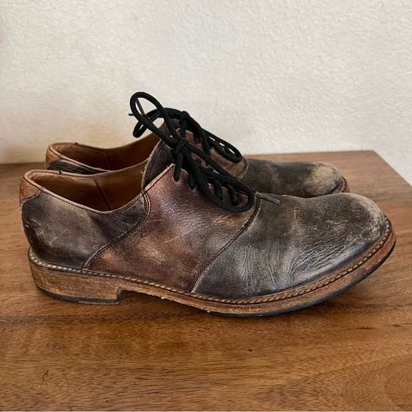 Bed Stu Mens Oxford 8.5
Brown Cobbler Distressed
Lace Up Dress Hand Crafted - Picture 1 of 16